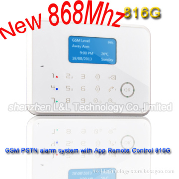 OEM 2 Direction Communcation 868MHz GSM Alarm System